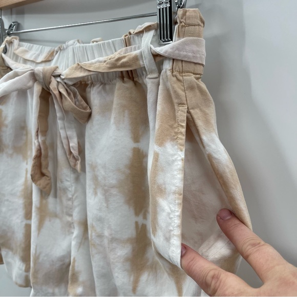 Evereve Cloth And Stone High Waist Tie Dye Ruffle Short Size Small - Picture 3 of 9